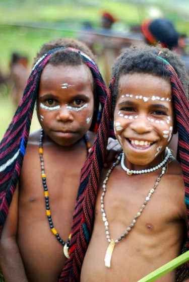 Papua - mali mieszkańcy