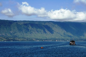 Wyspa Samosir na jeziorze Toba. (Fot. Natlia Mileszyk)