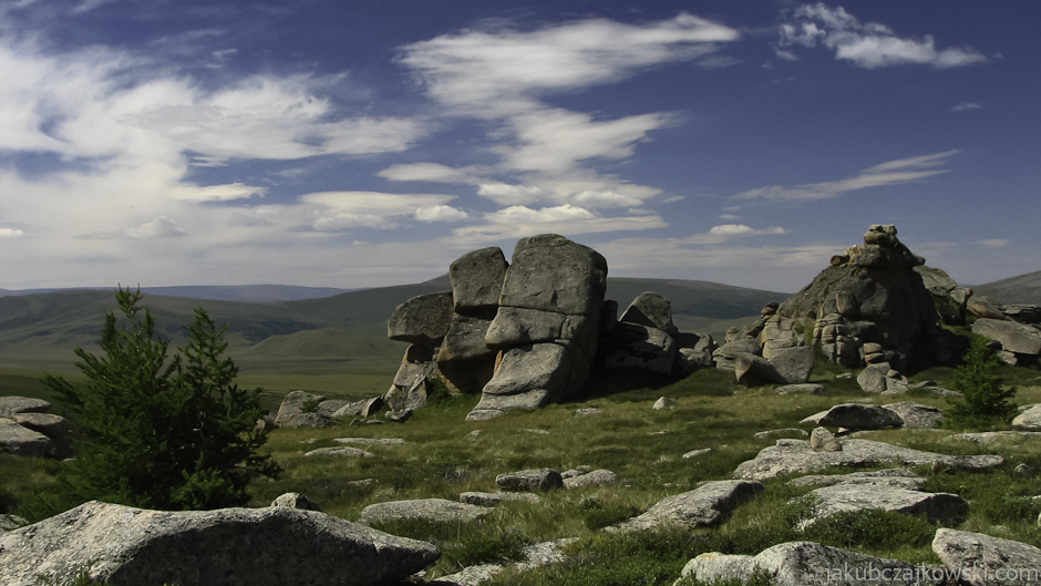 Góry Changaj w Mongolii