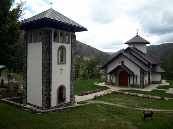 Klasztor ortodoksyjny w Serbii