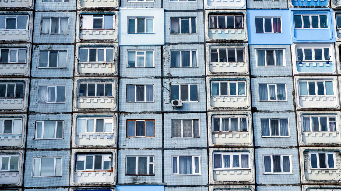 Blok mieszkalny w stolicy Naddniestrza