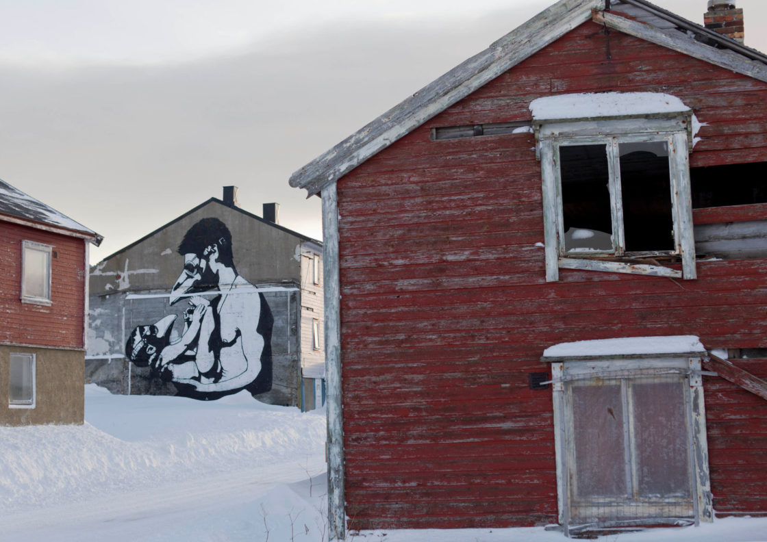 Vardø, street art, Pøbel
