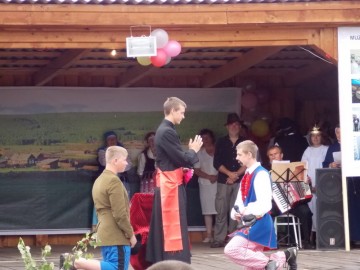 Przedstawienie o początkach kościoła w Wierszynie. (Fot. Monika Radzikowska)