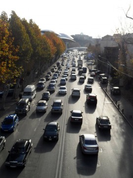 Ruch uliczny w Tbilisi