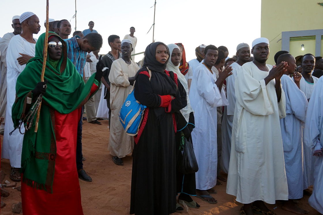 Zdjęcia z Sudanu, sufi w Omdurmanie